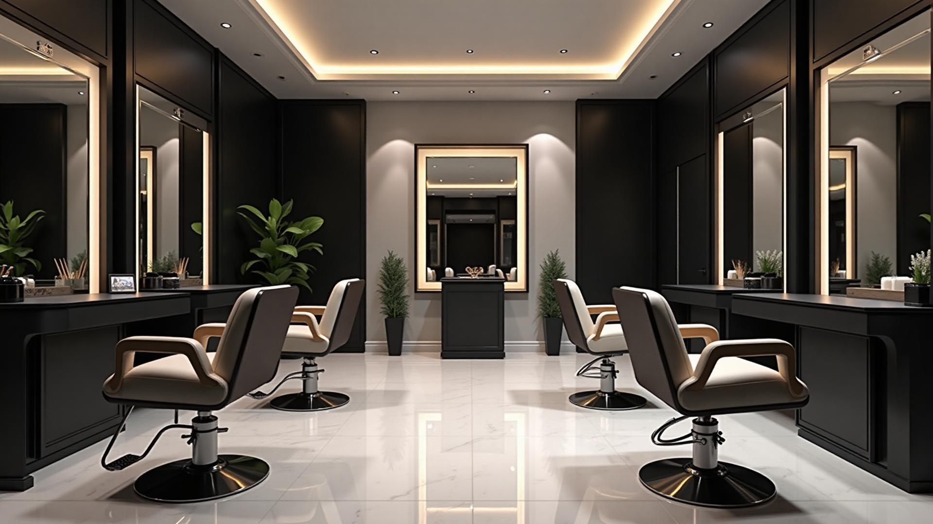 Interior da Felipe Melo Hair Spa Cosmetics